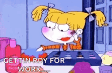 Angelica Pickles Rugrats GIF - Angelica Pickles Rugrats Make Up GIFs