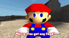 Smg4 Mario GIF - Smg4 Mario You Got Any Food GIFs
