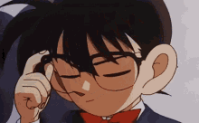 Detective Conan Glasses GIF - Detective Conan Glasses GIFs