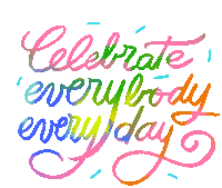 Celebrate Everybody Sticker - Celebrate Everybody Everyday Stickers