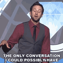 The Only Conversation I Could Possibly Have Josh Sundquist GIF - The Only Conversation I Could Possibly Have Josh Sundquist I Trolled An Awkward Dad GIFs
