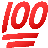 Hundred Points Symbols Sticker - Hundred Points Symbols Joypixels Stickers