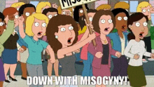 misogyny family guy rally