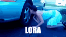lora tyres licking eating pregnancy
