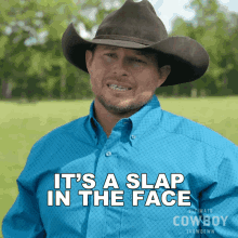 Its A Slap In The Face Ultimate Cowboy Showdown GIF - Its A Slap In The Face Ultimate Cowboy Showdown Humiliation GIFs