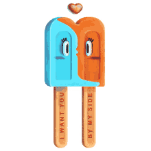 ice cream double stick love cute xoxo