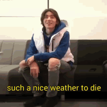 Such A Nice Weather To Die Death GIF - Such A Nice Weather To Die Death Sf9 GIFs