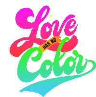 Jean Carlos Garcia For Fine Acts Love Has No Color Sticker - Jean Carlos Garcia For Fine Acts Love Has No Color Interracial Stickers