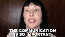 The Communication Is So Important Shellby Sells GIF - The Communication Is So Important Shellby Sells Bustle GIFs