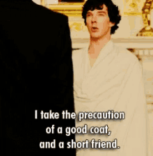 Short Friend Sherlock GIF - Short Friend Sherlock Benedict Cumberbatch GIFs