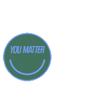 You Matter Smiley Face Sticker - You Matter Smiley Face Slinky Stickers
