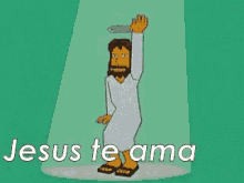 Jesus Te Ama GIF - Jesus Loves You Dancing GIFs