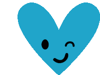Coração Azul Sticker - Coração Azul Stickers