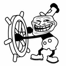Troll Face Steamboat Willie GIF - Troll Face Steamboat Willie Smile GIFs