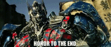 Transformers Optimus Prime GIF - Transformers Optimus Prime Honor To The End GIFs