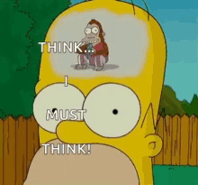 Homer Day Dreaming GIF - Homer Day Dreaming Thinking GIFs