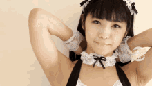 Rina Nagai French Maid GIF - Rina Nagai French Maid Asian Girl GIFs