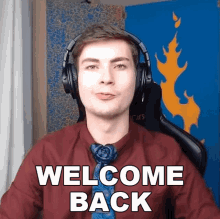 Welcome Back Blazybard GIF - Welcome Back Blazybard Robbie Trickett GIFs