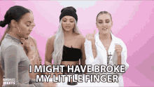 I Might Have Broke My Little Finger Hurt GIF - I Might Have Broke My Little Finger Hurt Might Break GIFs