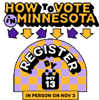 How To Vote In Minnesota Mn Sticker - How To Vote In Minnesota Minnesota Mn Stickers