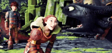 Laughing With Dragons - How To Train Your Dragon GIF - How To Train Your Dragon Toothless Hiccup GIFs