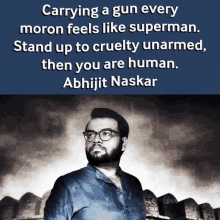 Abhijit Naskar Gun Control GIF - Abhijit Naskar Naskar Gun Control GIFs