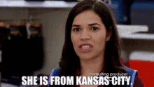 Superstore Amy Sosa GIF - Superstore Amy Sosa She Is From Kansas City GIFs