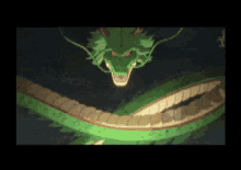 Summoned Green Dragon GIF - Summoned Green Dragon Dragon Ball GIFs