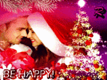 be happy couple in love christmas merry christmas