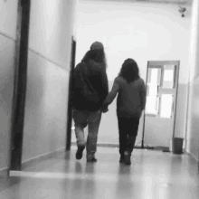 hallway walking silly bros holding hands