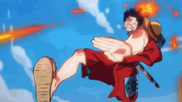 One Piece Red Hawk Gif One Piece Red Hawk Luffy Discover Share Gifs