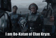 Bo Katan The Mandalorian GIF - Bo Katan The Mandalorian Katee Sackhoff GIFs