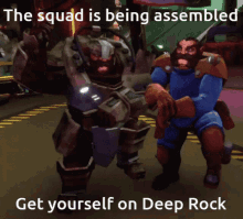 deep rock galactic drg squad