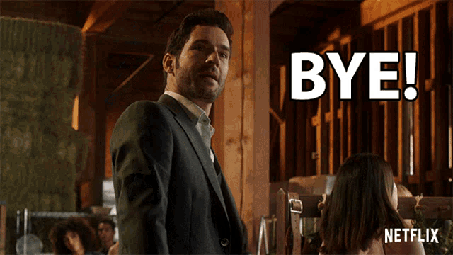 Bye Tom Ellis GIF - Bye Tom Ellis Lucifer Morningstar - Discover &amp; Share GIFs