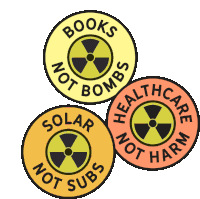 Nti Nuclear Threat Inititative Sticker - Nti Nuclear Threat Inititative War Stickers