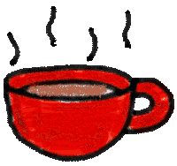 Café Coffee Sticker - Café Coffee Doodle Stickers