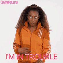 Im In Trouble Issa Rae GIF - Im In Trouble Issa Rae Cosmopolitan GIFs