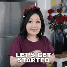 Lets Get Started Emily Kim GIF - Lets Get Started Emily Kim Maangchi GIFs
