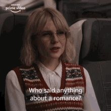 Who Said Anything About A Romance Paula GIF - Who Said Anything About A Romance Paula Lucy Boynton GIFs