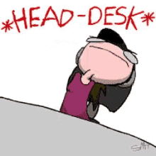 Head Desk Bang Head GIF - Head Desk Bang Head GIFs