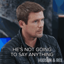 Hes Not Going To Say Anything Charlie Hudson GIF - Hes Not Going To Say Anything Charlie Hudson Hudson And Rex GIFs