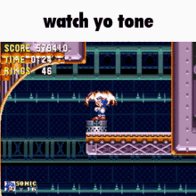Watch Yo Tone Watch Yo Tone Mf GIF - Watch Yo Tone Watch Yo Tone Mf Sonic GIFs