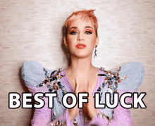 Best Of Luck Katy Perry GIF - Best Of Luck Katy Perry Idols Global GIFs