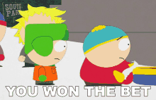 You Won The Bet Kyle Broflovski GIF - You Won The Bet Kyle Broflovski Eric Cartman GIFs