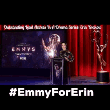 Erin Krakow Emmy For Erin GIF - Erin Krakow Emmy For Erin Hearties GIFs