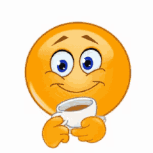 coffee smile emoji
