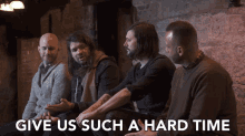 Give Us Such A Hard Time Rough Time GIF - Give Us Such A Hard Time Rough Time Messing With Us GIFs