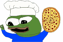 Pepe Apu GIF - Pepe Apu Pizza GIFs