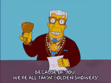 Golden Showers The Simpsons GIF - The Simpsons Anchorman Golden Showers GIFs