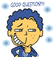 Cobaltlend Good Question Sticker - Cobaltlend Good Question Great Question Stickers